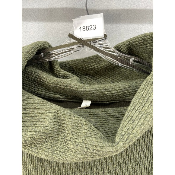 Lululemon Along the Way Dress Sz XS Cozy Cowl Neck Long Sleeve Knit Green - Picture 13 of 13